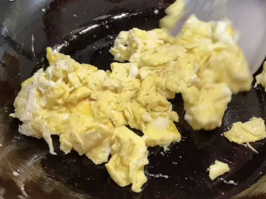 Step 2 — Stir-fried Bitter Melon with Egg