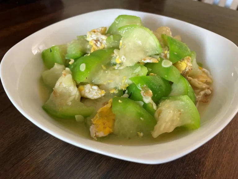 丝瓜炒蛋